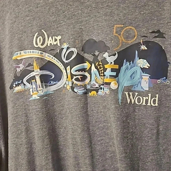 Walt Disney World 50th Anniversary T Shirt XXL - Picture 2 of 2